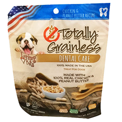 SNACK DOG TOTAL GRAINDENTAL CHICK P BUTT SMALL6OZ 